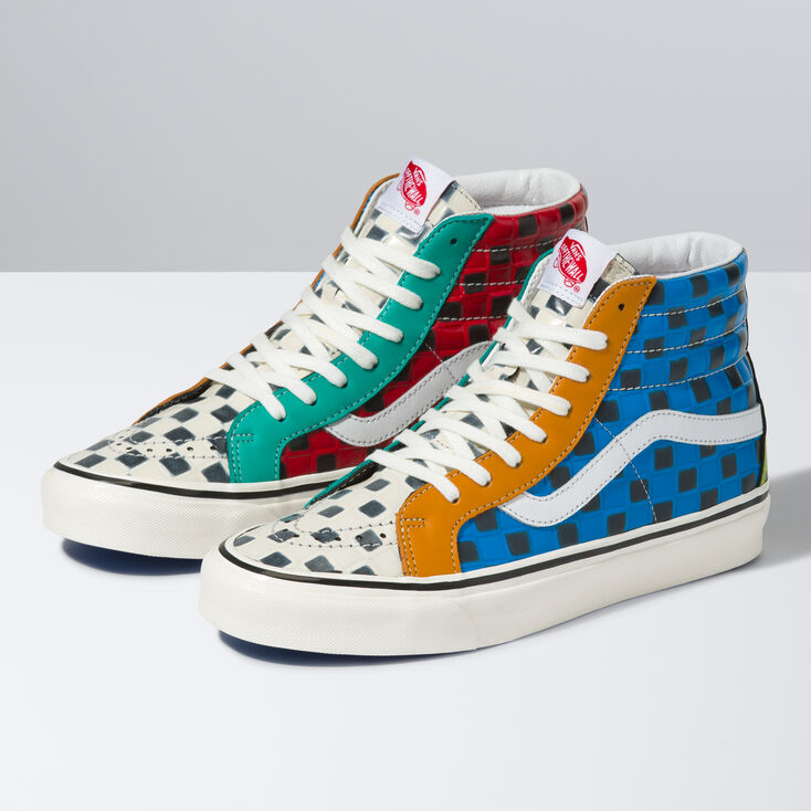 VANS★ANAHEIM FACTORY SK8-HI 38 DX★チェック柄★兼用★2色 Anaheim Factory Leather Check Sk8-Hi 38 DX|Shop at Vans