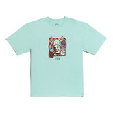 国内配送 VANS ONE PIECE COOKIE! SS TEE AQUA SKY Shop Vans Apparel and Accessories Vans X One Piece Cookie! T
